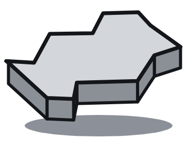 Zig-Zag paver mould